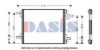AKS DASIS 122004N Condenser, air conditioning
